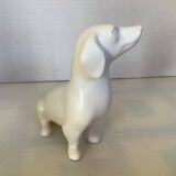 White ceramic dog