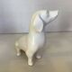 White ceramic dog