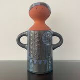 Vintage Vera Haij, Steneby. Ceramic Vera Haij Swedish - Modernist Vase Sweden Girl Pottery.