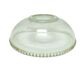 Mid-century modern centerpiece, transparent glass, Poland, 1970s.