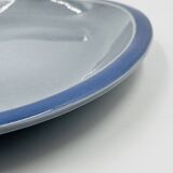 Set of two Boch blue dishes