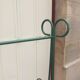 Wrought iron towel rack