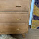 Commode vintage bois pieds compas