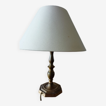 Lampe et abat-jour années 60 en métal