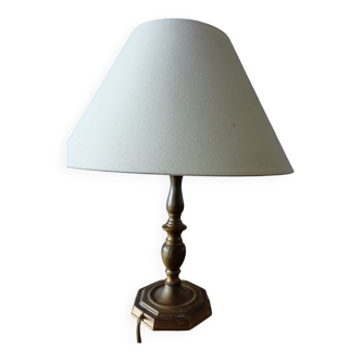 Lampe et abat-jour années 60 en métal