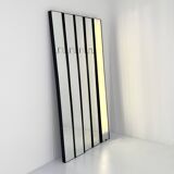 Lot of Mirrors / Lamp / Coat Racks model Gronda by Luciano Bertoncini for Elco, 1970