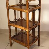 Rattan shelf