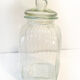 Airtight in striated glass candy