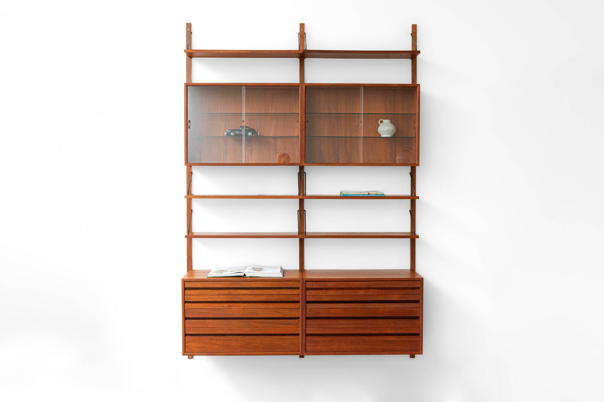 Modular Wall Unit by Poul Cadovius for Royal System, 1950s