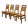 Vintage set of four dining room chairs Finnish Design Laukaan Puu