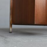 Desk rosewood and chrome 1960s