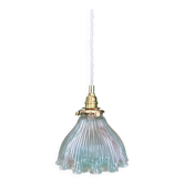 Vintage Holophane Glass Pendant Lampshade (HU1)