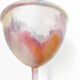 Bonbonnière en verre peint