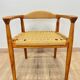Paire de fauteuils scandinave en teck tressé