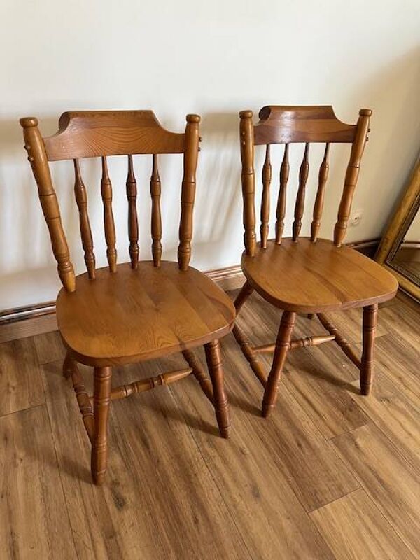 Paire de chaises western