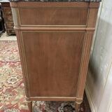 Buffet bas de style Louis XVI en acajou et marbre