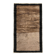 Hand-Knotted Turkish Tulu Rug. 100% Wool Minimalist Border Design. Beige, Brown & Black Colors. Custom Options Available