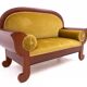 Antique sofa, Northern Europe, around 1880.