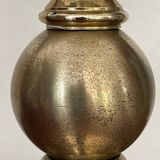 Lampe balustre vintage en laiton doré 51cm