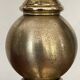 Vintage baluster lamp in golden brass 51cm