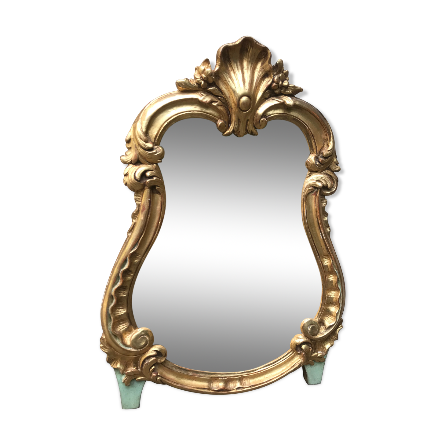 Miroir doré 31x22 cm