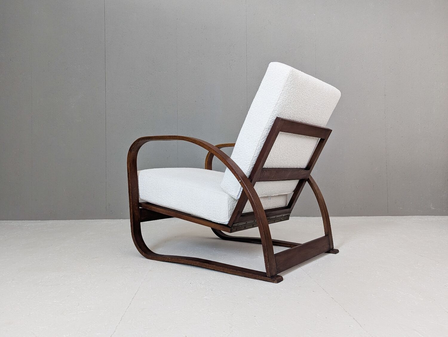Adjustable H 70 Lounge Chair by Jindřich Halabala for UP Závody, 1930s