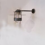 Metal and glass wall lamp by Jens Møller-Jensen for Louis Poulsen