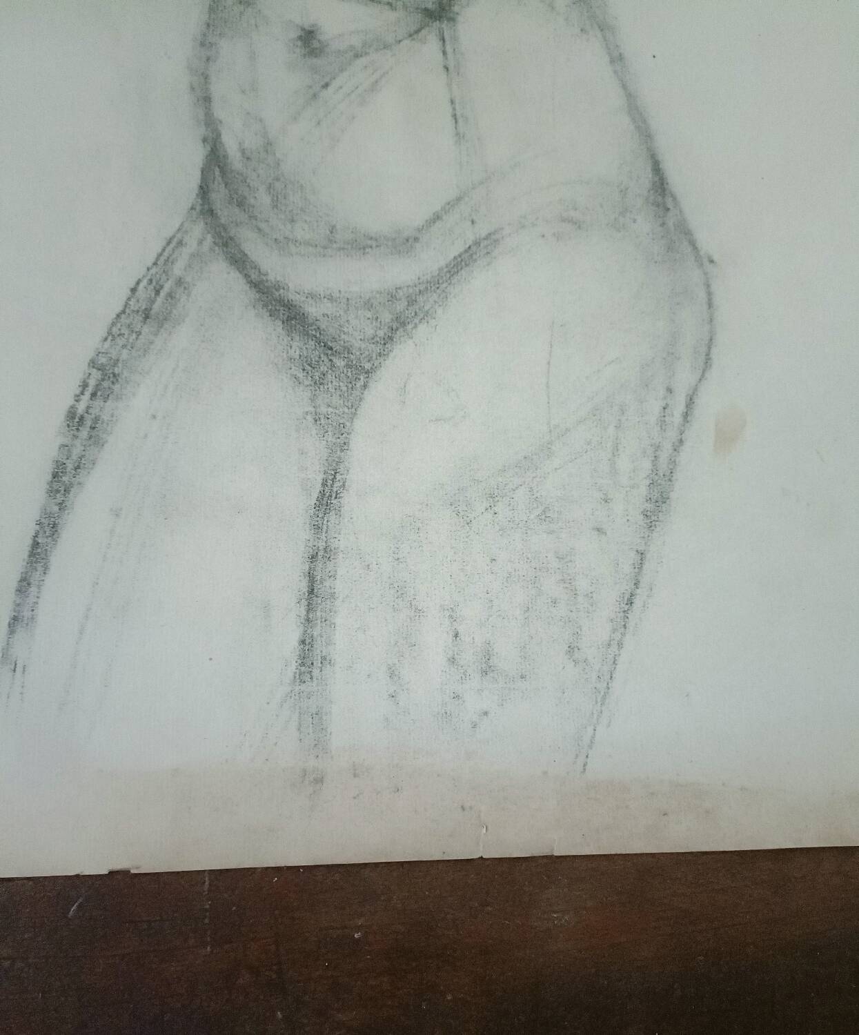 Study, drawing, nude