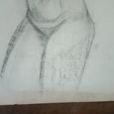 Study, drawing, nude