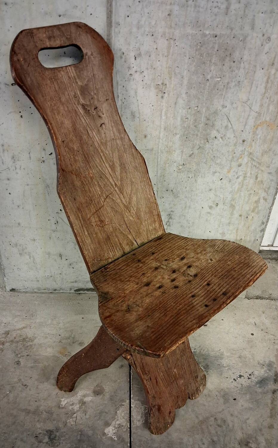 Handcrafted armchair Swiss Alps