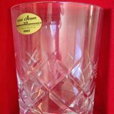 Service of 6 crystal glasses of polished Arques