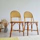 Rattan bistro chairs