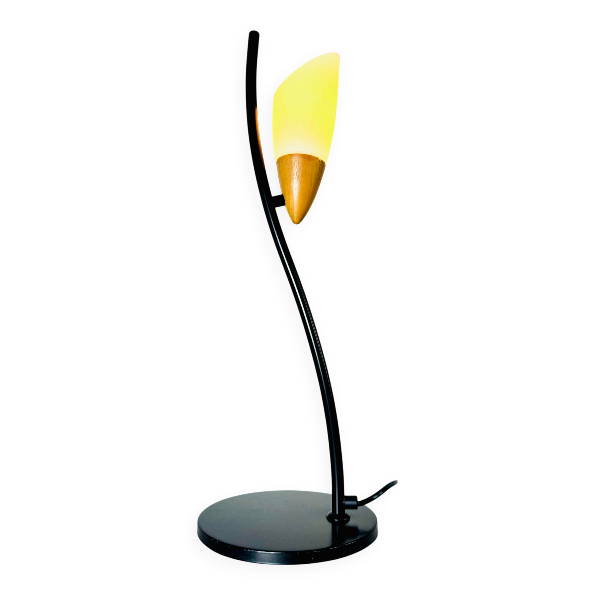 Lampe de table sculpturale postmoderne par Hala Zeist, Pays-Bas, années 1980.