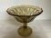 Grande coupe à pied verre moulé art déco