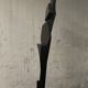 Large abstract sculpture in painted wood