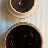 Vintage pot with parietal decoration (DLG André Quiron or Bruno) Vallauris.