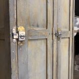 Patinated workshop locker N.41