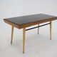 1960s Coffee Table With Opaxit Glass, Czechoslovakia