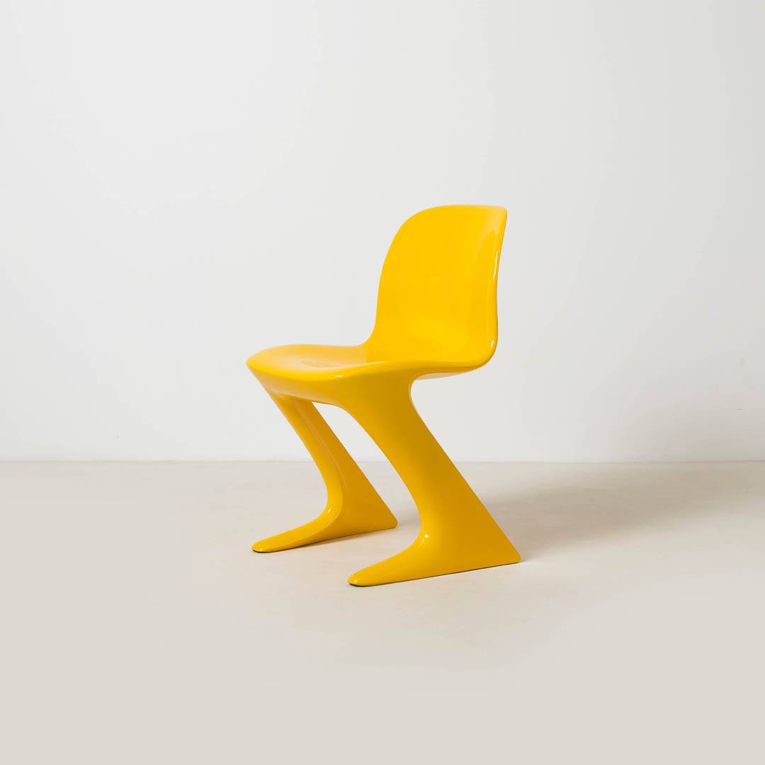 Set of 4 iconic Z-stuhl chairs designed by Ernst Moeckl, Germany 1968