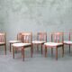 Mid-century teak dining chairs from Vamdrup stolfabrik, 1960s, set of 6