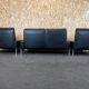 60s 70s sofa and 2 armchairs by Hans Peter Piehl for Wilkhahn leather sofa design