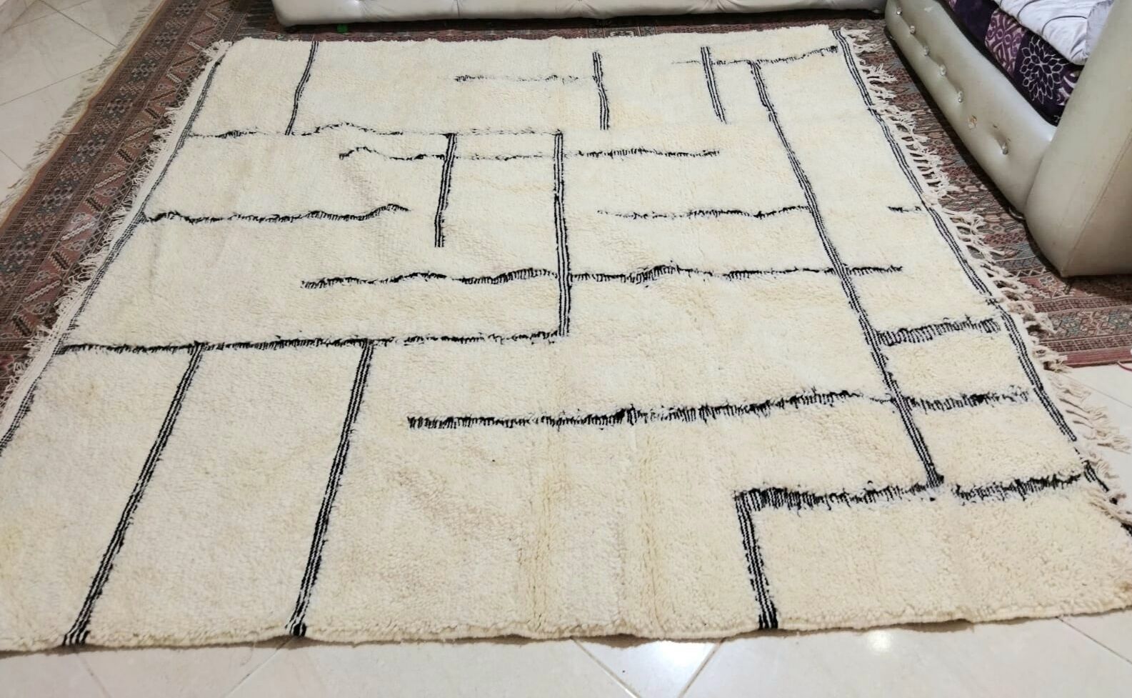 Moroccan berber carpet 230x196cm