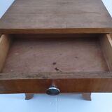 60s designer wooden bedside table