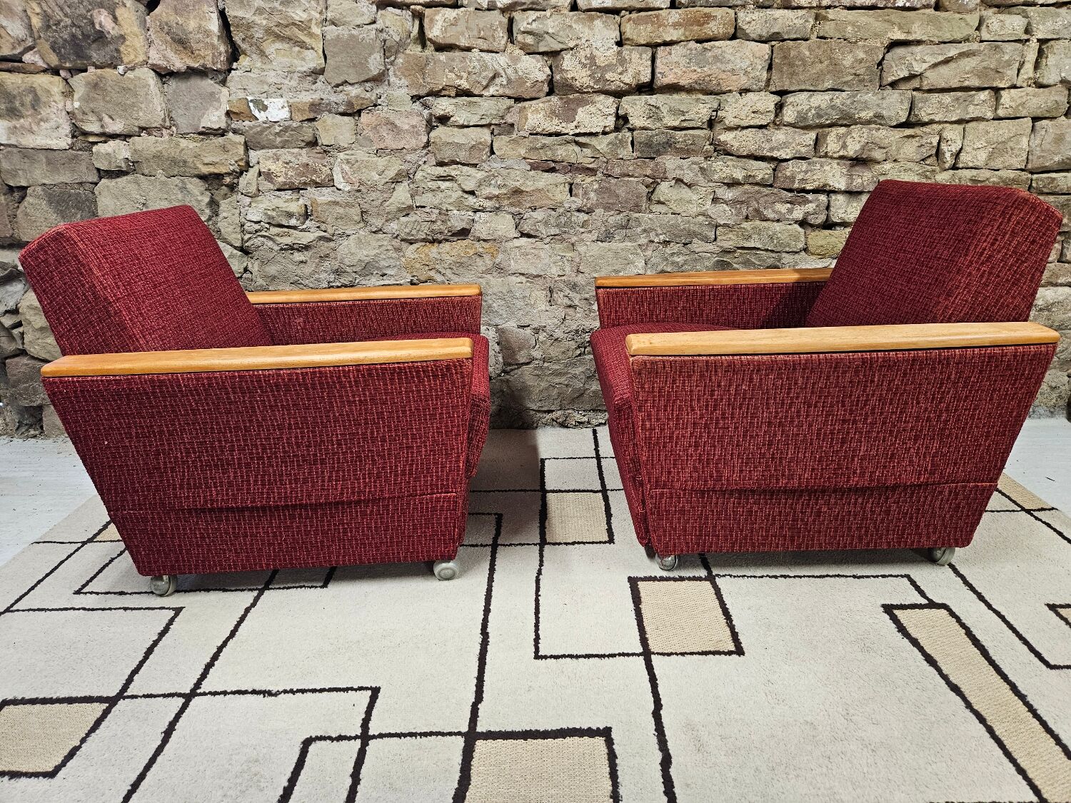 Pair of vintage armchairs 1960