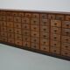 Antique Large German Oak Apothecary / Pharmacy Cabinet, 1920/1930s