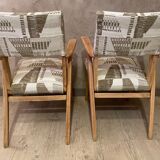 Paire de fauteuils bridge