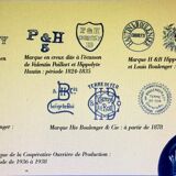 Hollow plate decor insects and strawberries, Manufacture Choisy the King, Iron Land, H Boulenger - Co.