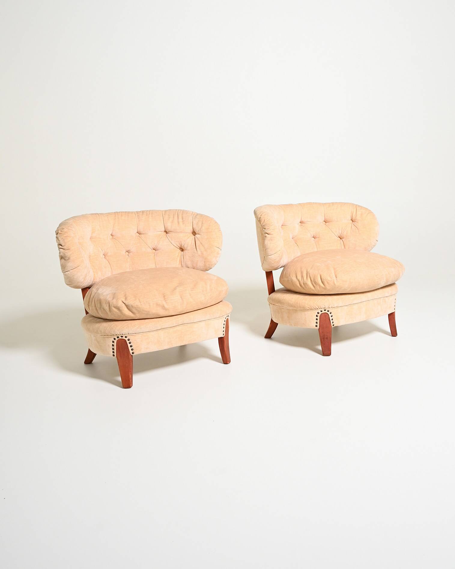 Pair of armchairs by Otto Schulz for Boet, 1940s