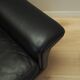 Black leather sofa, Danish design, 1960s, manufacturer: Eran Møbler, design