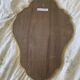 Vintage mirror 1960 Belgian rocaille style gilded wood - 76 x 55cm